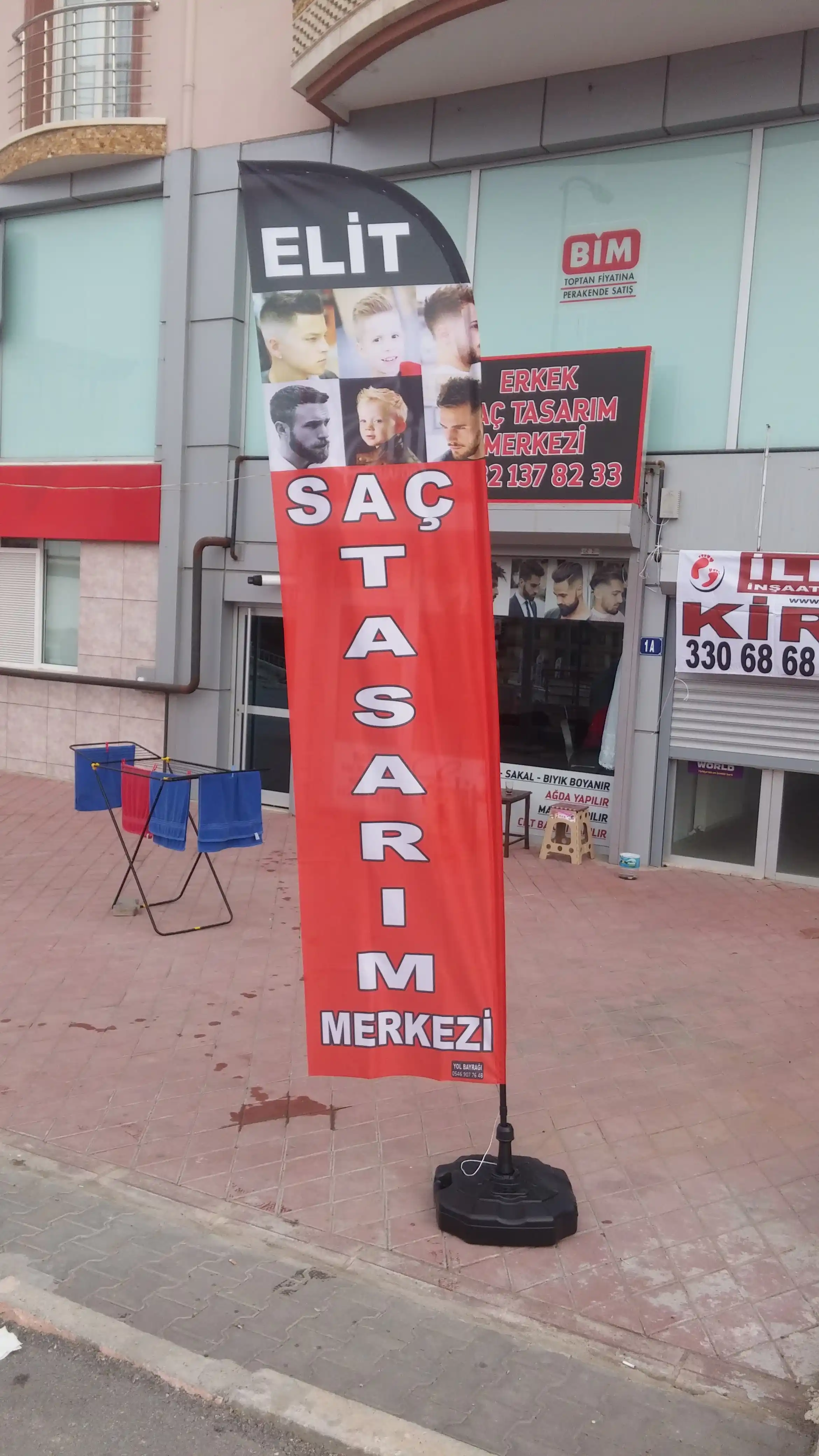 Erkek Kuaförü Yelken Bayrağı-3